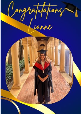 Congratulations Lianne
